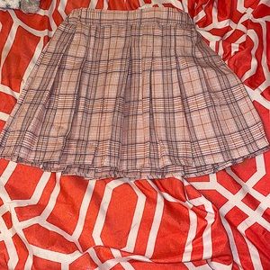 Toddler Girls Tartan Print Skirt